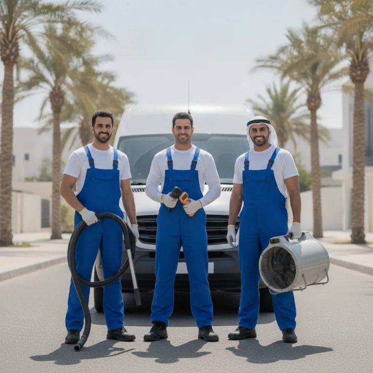 ترميم أضرار المياه فريق في القصيص